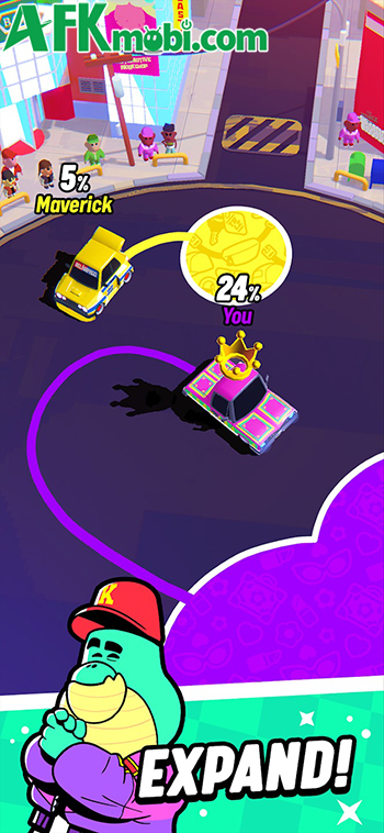 Cạnh tranh trong việc lái xe sơn đấu trường tại game Trailz - PVP Driving Arena 0