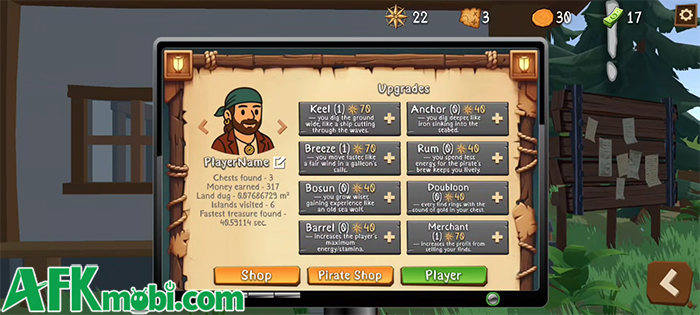 Truy tìm các rương báu trên những hòn đảo trong game Treasure Isles: Dig & Solve 4