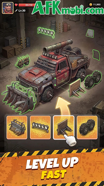 Bảo vệ chiếc xe bán tải chở hàng tiếp tế trước bọn zombie trong game Trigger & Truck 4