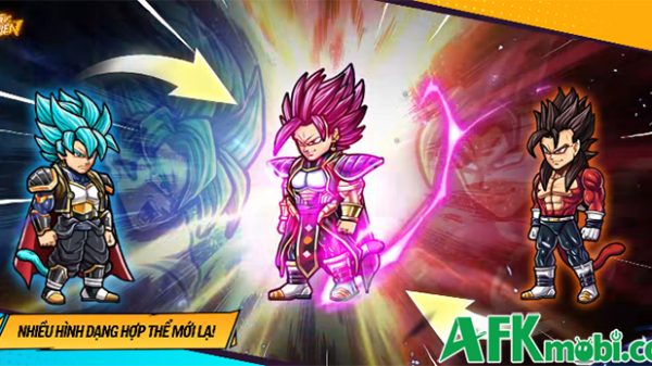 Vũ Trụ Đại Chiến game MMORPG 2D lấy chủ đề Dragon Ball sắp ra mắt tại Việt Nam afkmobi vutrudaichien 1jpg