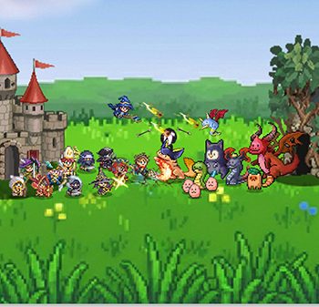 Triệu hồi các đơn vị anh hùng đối mặt thế lực quái vật với game Wagle Squad: Pixel Swarm afkmobi wagglesquadpixelswarm 1jpg