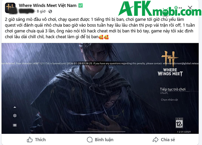 Where Winds Meet Mobile đã chính thức có tiếng Việt tại bản cập nhật 1.3 1