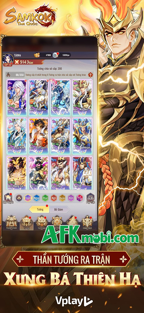 VPlay chuẩn bị ra mắt game mới Samkok Tam Quốc 0