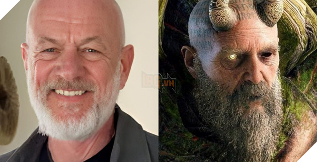 Hình ảnh về sao nam Alastair Duncan và nhân vật Mimir.