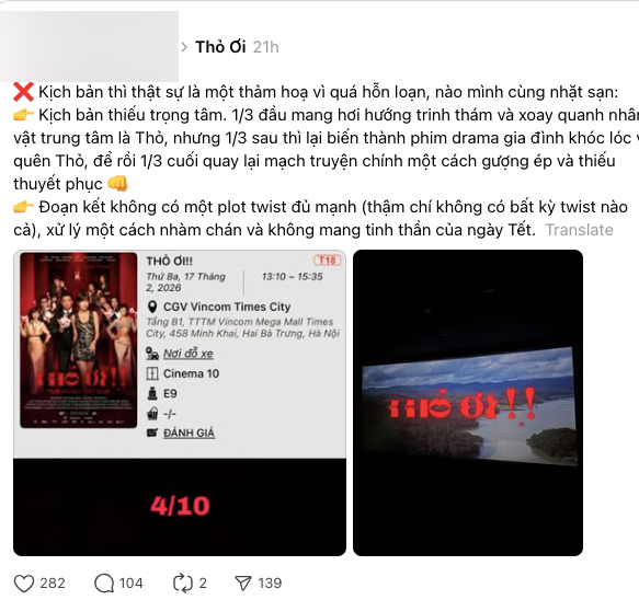 Chuyện lạ: Lần đầu tiên thấy phim Trấn Thành bị chê mà khung bình luận... lạ lắm- Ảnh 1.