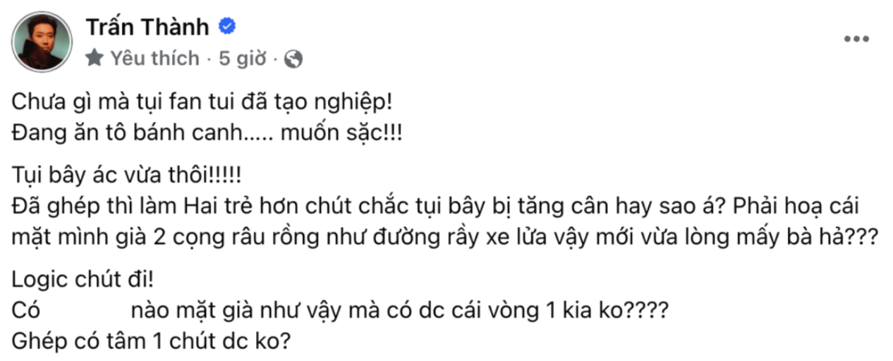 Ai là người hại Trấn Thành?- Ảnh 4.
