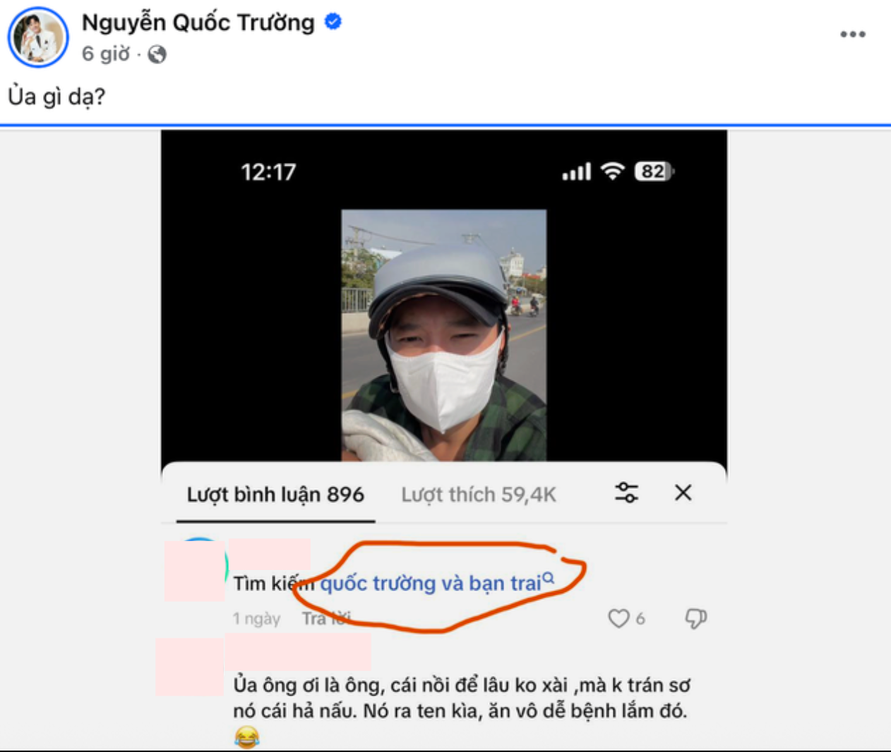 "Bạn trai Quốc Trường" lọt top tìm kiếm anh man hinh 2026 01 07 luc 200147 1767790970279253031228 1767794599648 17677946001782106083188