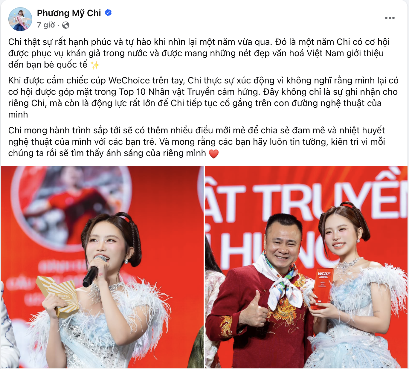 MXH ngập chia sẻ dàn sao Việt sau gala WeChoice Awards: Cảm xúc, ý nghĩa, vỡ oà và hơn thế nữa!- Ảnh 10.