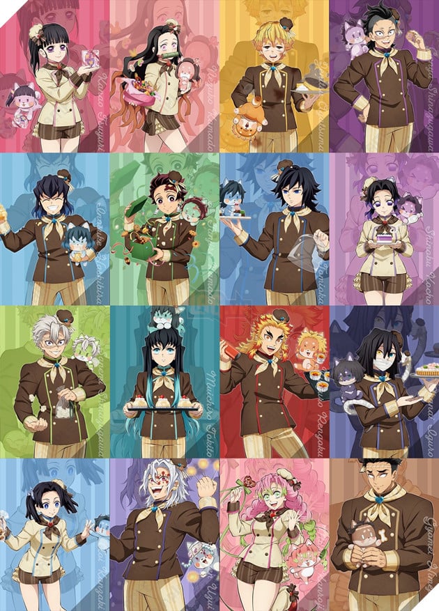 Demon Slayer tung minh họa Valentine và White Day 2026 chính thức từ ufotable