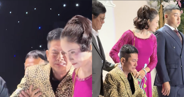 Xúc động khoảnh khắc NS Tấn Beo ngồi xe lăn đến đám cưới con trai, cố đi tập tễnh trong nước mắt avatar1766740619572 1766740620243988507068png