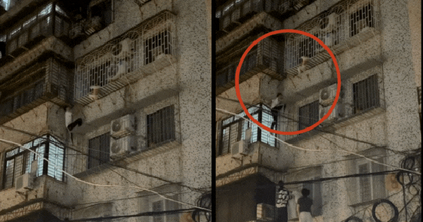 Clip nghẹt thở: Nam thanh niên leo tường chung cư, giải cứu bé trai kẹt đầu treo lơ lửng ngoài “chuồng cọp” tầng 4 avatar1766807186831 1766807187008982213372gifpng