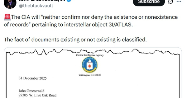 CIA chính thức phản hồi về sự tồn tại của người ngoài hành tinh avatar1767919683042 1767919683364812987349 0 0 371 594 crop 17679196987001243355490jpg