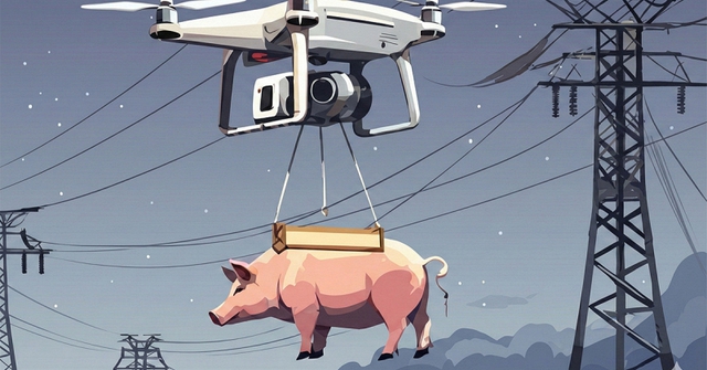 “Lợn bay” đâm vào đường điện cao thế, cả ngôi làng mất điện suốt 10 tiếng đồng hồ- Ảnh 1. “Lợn bay” đâm vào đường điện cao thế, cả ngôi làng mất điện suốt 10 tiếng đồng hồ- Ảnh 1.