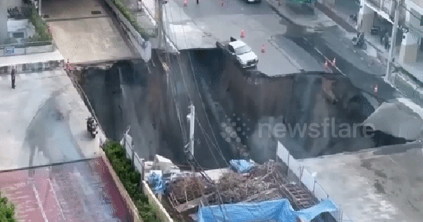 Kinh hoàng trước bệnh viện: "Hố tử thần" sâu 50m, diện tích gần 900m2 xuất hiện, khu vực phải sơ tán gấp avatar1770537841453 1770537842002463537794gifpng