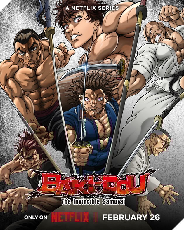 BAKI-DOU The Invincible Samurai tung trailer lồng tiếng Anh và công bố nhạc mở đầu