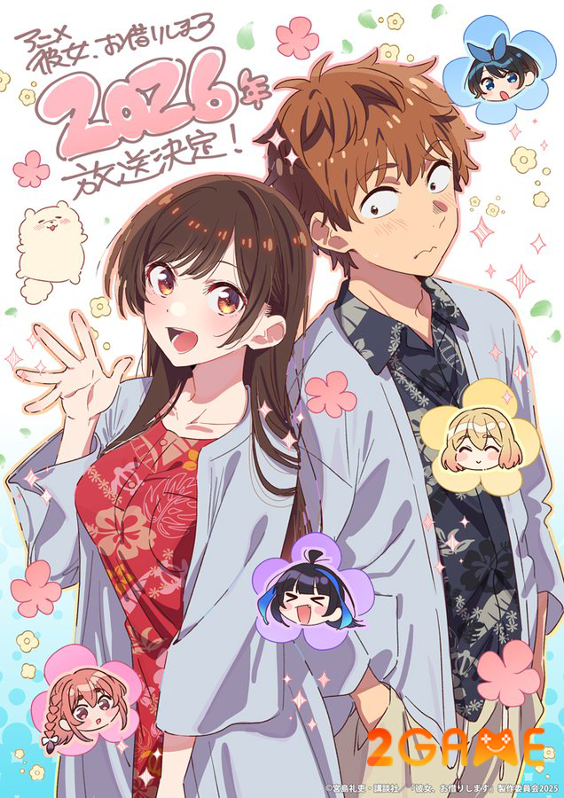 Anime “gây tranh cãi” nhất Crunchyroll trở lại: Bạn gái thuê Season 5 chính thức nhá hàng bangaithue2