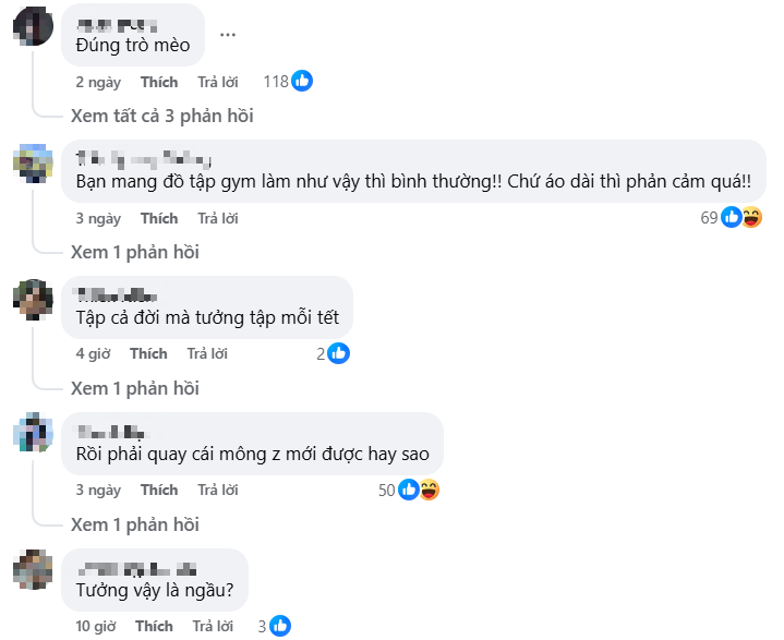 Nghỉ Tết nhưng không quên giữ dáng, nữ gymer khiến người xem