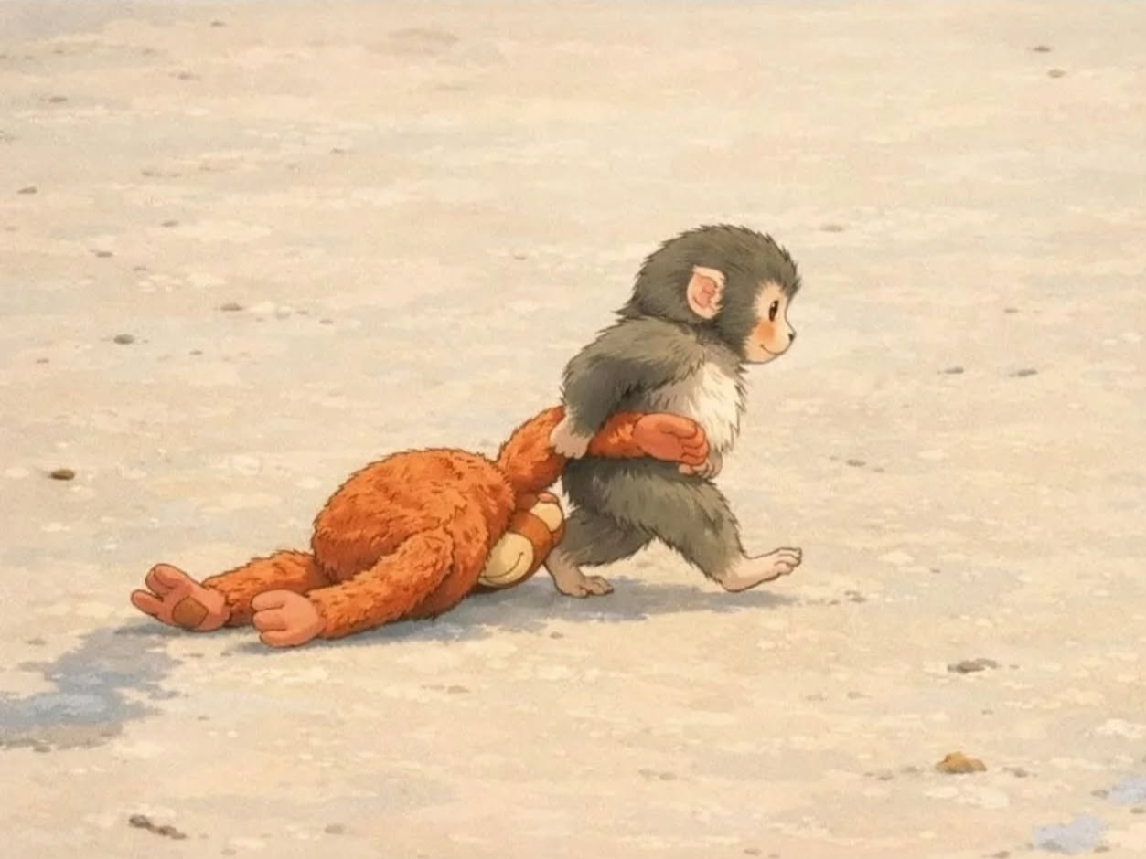 Chú khỉ Punch mà cả thế giới đang quan tâm cuối cùng đã được ôm rồi!- Ảnh 2.