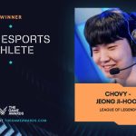 Chovy được giải tuyển thủ eSports của năm 2025 trong The Game Awards best esports athlete chovy jeongjpg