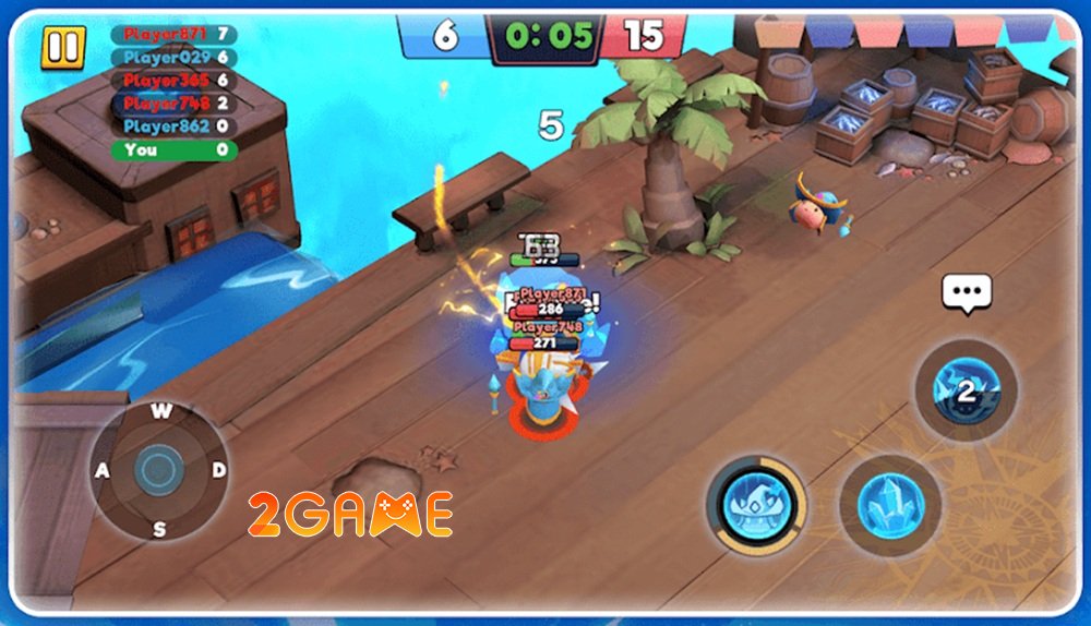 Brawl Blitz: 3v3 Arena – Tựa game PVP với những trận đấu đầy màu sắc cảm xúc brawlblitz3v3arena 3