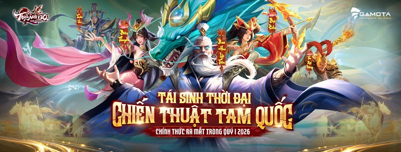 Thiếu Niên 3Q: Khởi Nguyên – Khởi động kỷ nguyên chiến thuật Tam Quốc với loạt quà đăng ký sớm