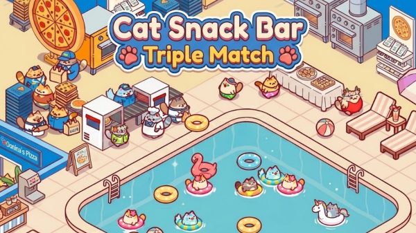 Cat Snack Bar : Triple Match - Game puzzle giải đố tìm vật ẩn và ghép 3 siêu dễ thương cat snack barjpg