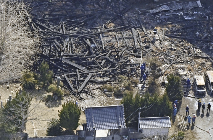 Cháy lớn tại đền thờ ở Nhật Bản, 5 người thiệt mạng- Ảnh 1.