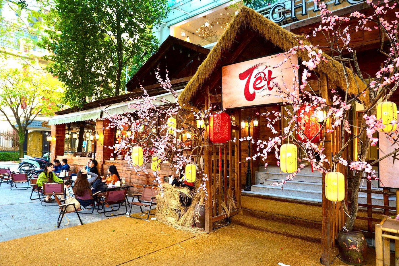 check-tet-9-1770948039-704-width1390height927 Giới trẻ Thủ đô check-in quán cà phê như ‘phim trường Tết’ - 18