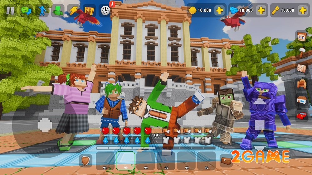 Craftium: Craft & Build – Game sandbox voxel với đồ hoạ khối sống động craftiumcraftbuild 1