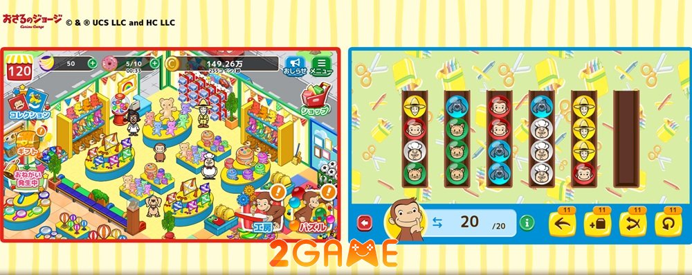 Curious George Exciting Puzzle Shop – Tựa game mobile mới mẻ và đầy sức hút curious george exciting puzzle shop 1