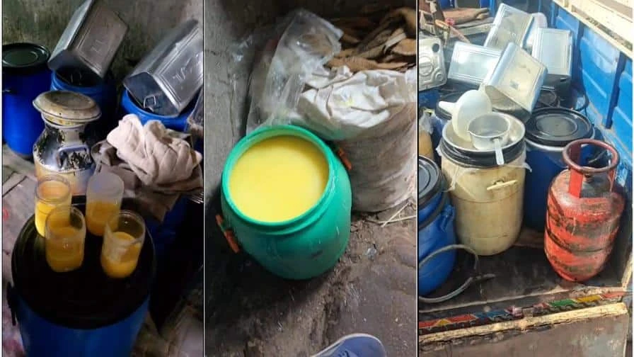 Nhận tin mật rồi đột kích một cơ sở, công an triệt phá đường dây sản xuất bơ giả từ hóa chất, tịch thu hơn 300kg sản phẩm pha trộn- Ảnh 2.