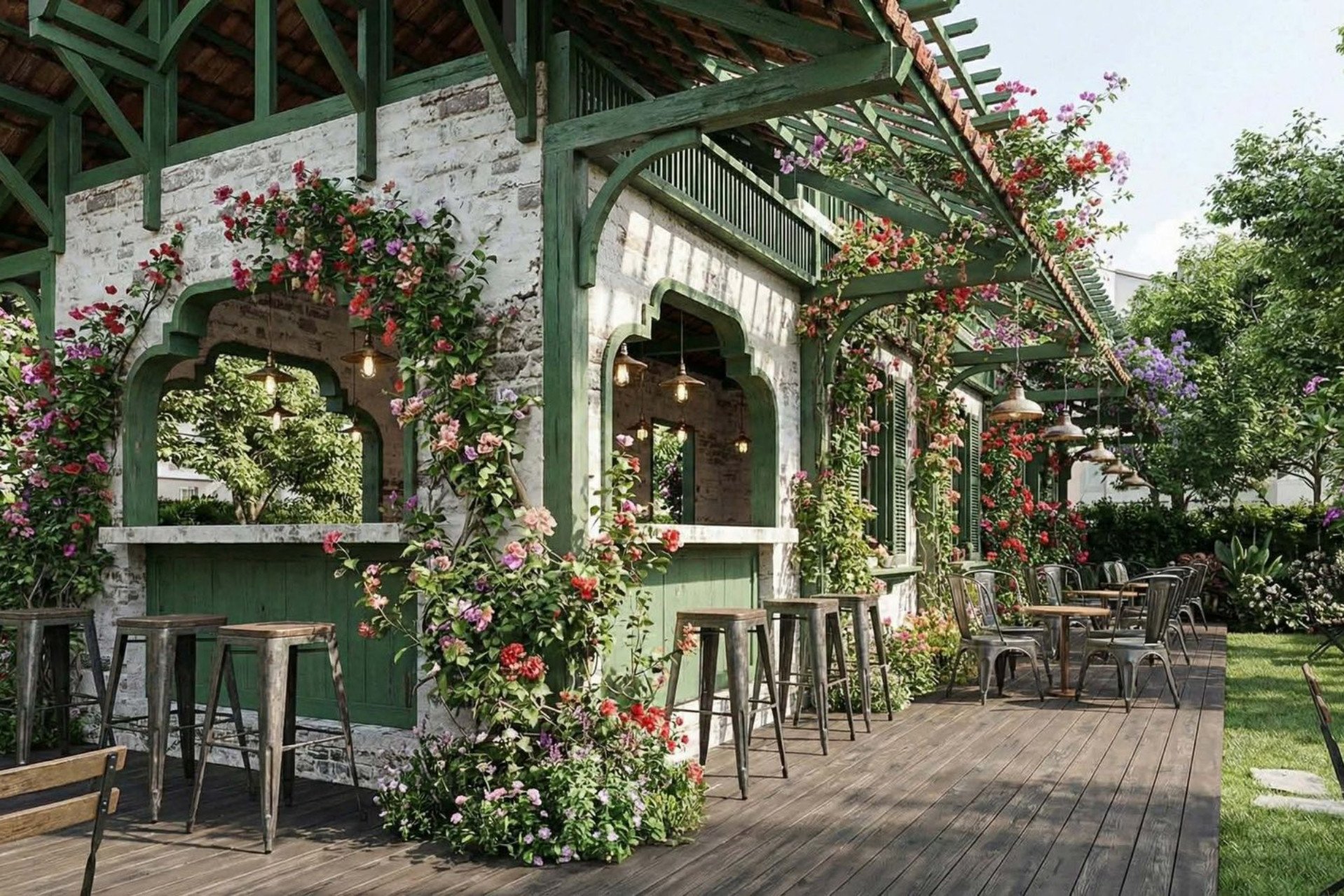 Ca sĩ mở quán cà phê ở tuổi 55. 