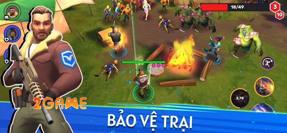 Dead.io: Zombie Survival – Game bắn súng diệt zombie góc nhìn isometric dead iozombiesurvival 1