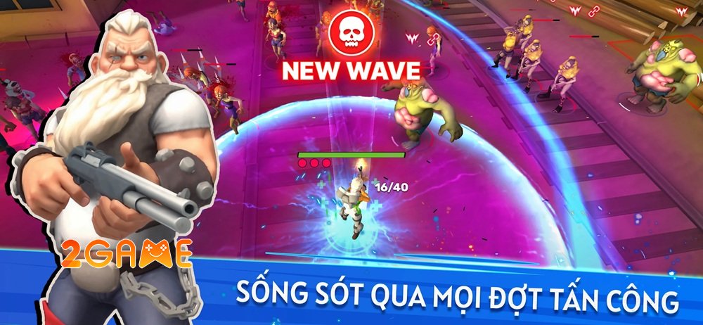 Dead.io: Zombie Survival – Game bắn súng diệt zombie góc nhìn isometric dead iozombiesurvival 2