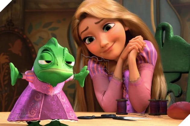 Hình ảnh về phim hoạt hình Tangled.