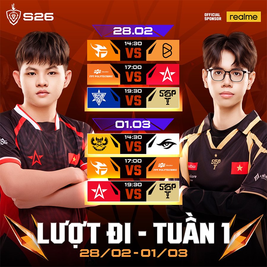 Lịch thi đấu ĐTDV Mùa Xuân 2026 hôm nay mới nhất dtdv mua xuan 2026 1