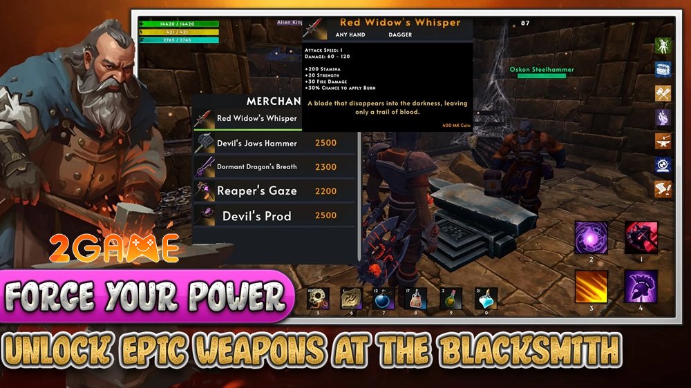 Dungeon of Blades – Lạc lối trong một thế giới giả tưởng đen tối dungeonofblades 5