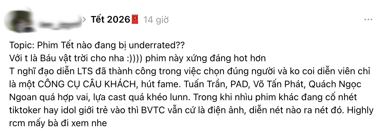 Tết này tội nhất là phim Việt ai xem cũng khen hay: Có ngày chỉ 1 suất chiếu, cần được giải cứu gấp- Ảnh 6.