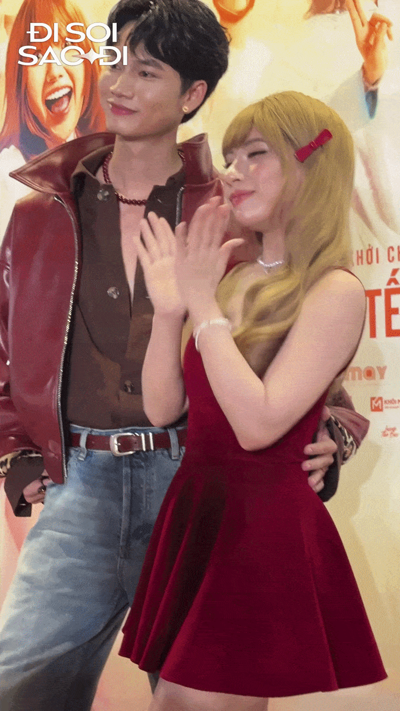 Bắt gặp cặp sao Vbiz công khai diện đồ đôi, ôm eo giữa sự kiện: Muốn chối không yêu nhau còn khó hơn lên trời- Ảnh 1.