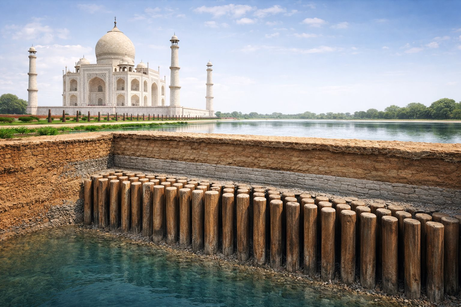 Phát minh chấn động từ gần 4 thế kỷ trước giúp lâu đài đá hàng trăm nghìn tấn “nổi” ven sông- Ảnh 1.