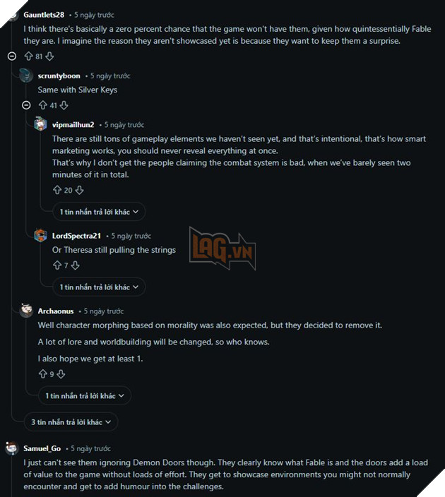 Người Hâm Mộ Fable Thảo Luận Về Một Cơ Chế Kinh Điển Chưa Thấy Xuất Hiện Trong Bản Reboot 3