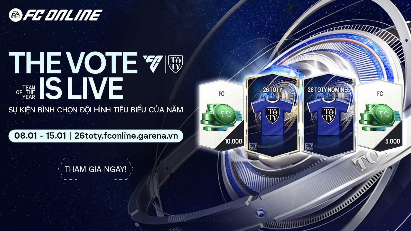 FC Online: Danh sách đề cử cho đội hình 26 Team Of The Year chính thức lộ diện- Ảnh 1. FC Online: Danh sách đề cử cho đội hình 26 Team Of The Year chính thức lộ diện- Ảnh 1.