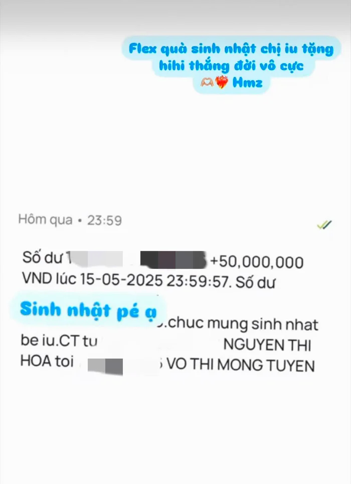 Trợ lý của 1 sao Vbiz nhận quà sinh nhật gần 100 triệu đồng, được đối xử đặc biệt vì lý do này- Ảnh 3. Trợ lý của 1 sao Vbiz nhận quà sinh nhật gần 100 triệu đồng, được đối xử đặc biệt vì lý do này- Ảnh 3.