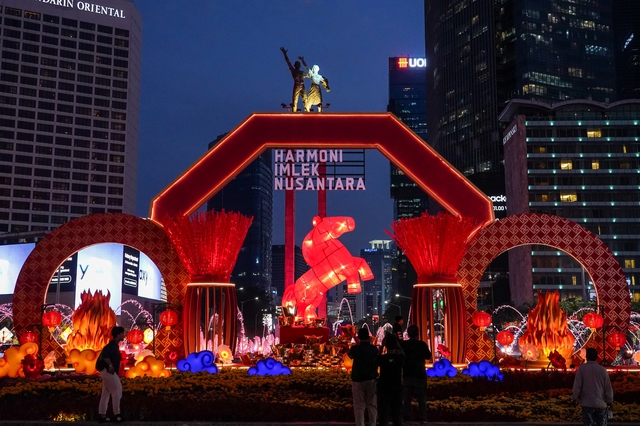 Toàn cảnh châu Á rộn ràng đón Tết Bính Ngọ 2026: Pháo hoa rợp trời tiễn biệt năm cũ, chào mừng một năm mới đầy hy vọng- Ảnh 24.