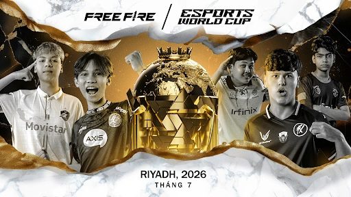 Garena công bố lộ trình Esports Free Fire 2026 đầy hứa hẹn frg5k3n