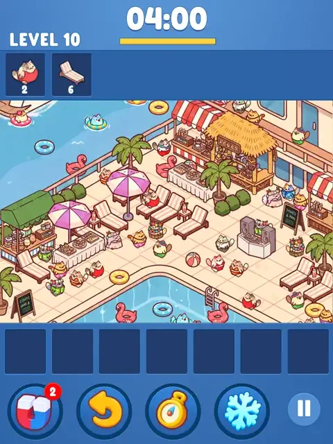 Cat Snack Bar : Triple Match - Game puzzle giải đố tìm vật ẩn và ghép 3 siêu dễ thương fwbdk1p