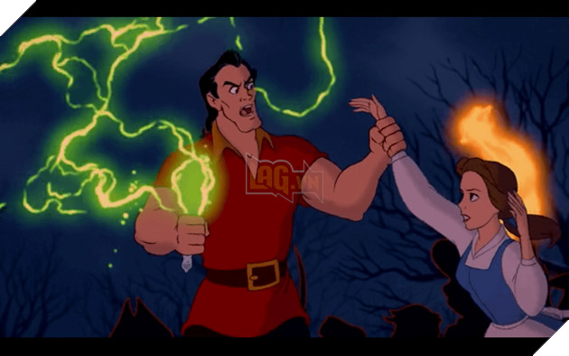 Hình ảnh nhân vật phản diện Gaston trong phim hoạt hình Beauty and the Beast.