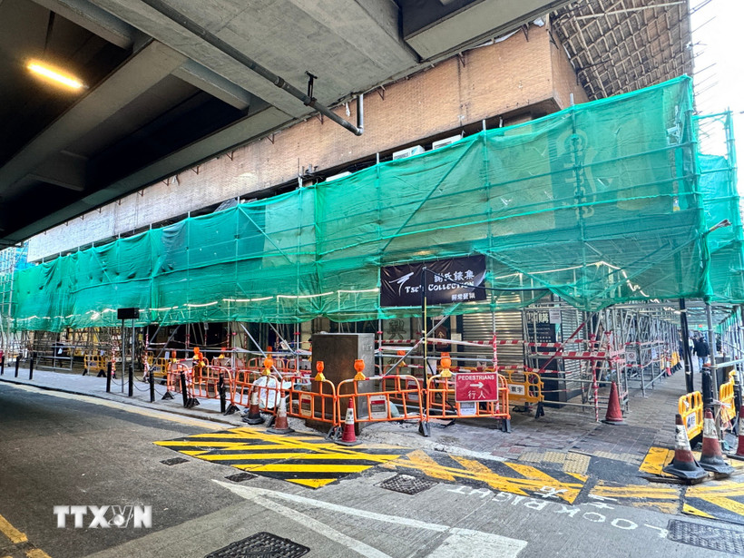 Chiến dịch trấn áp tham nhũng cải tạo chung cư tại Hong Kong (Trung Quốc)- Ảnh 1.