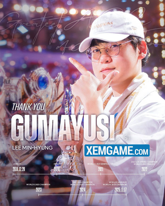 Gumayusi muốn tự “đi con đường của riêng mình” để trở thành người chơi giỏi nhất gumayusi 1