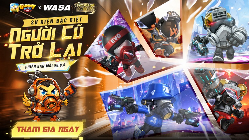 Gunny Mobi tròn 11 tuổi: Collab bất ngờ với WASA mang xe JDM vào game gunny mobi 2025 1